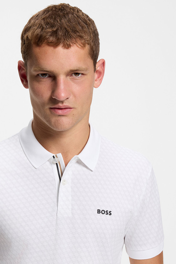 ΜΠΛΟΥΖΑ POLO BOSS - 100 ΛΕΥΚΟ